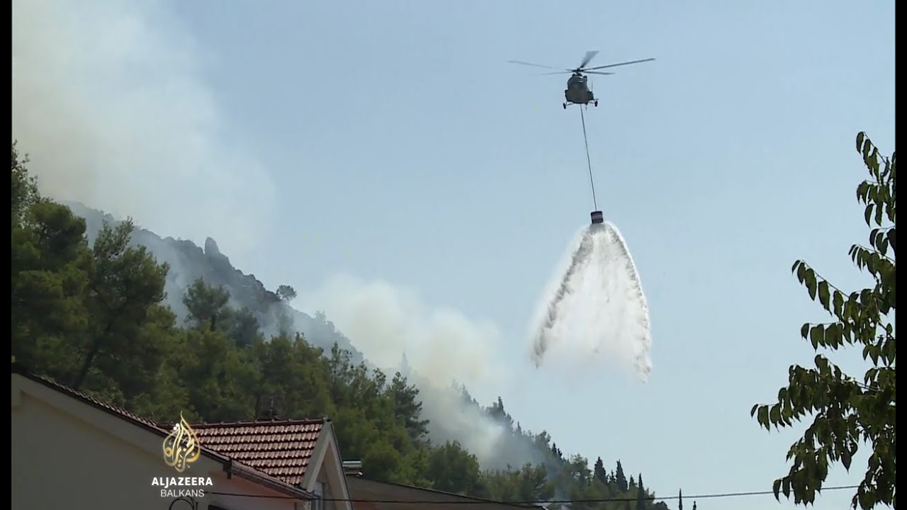 Helikopteri OS BiH gase požare u Hercegovini