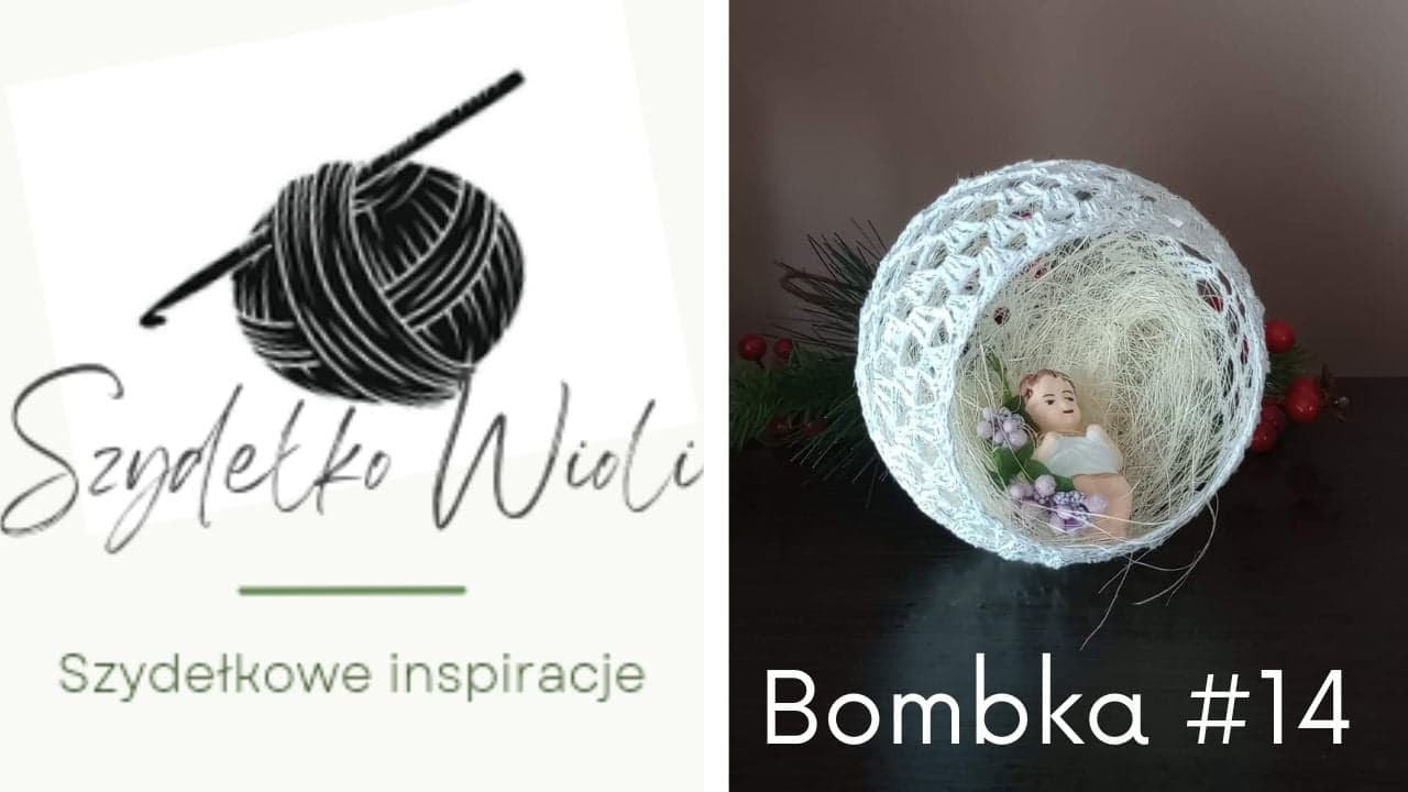 Szydełko Wioli - Bombka (wzór 14) / croche / crochet-