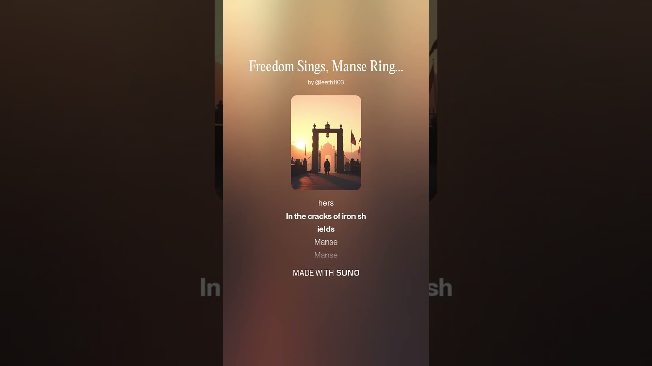 Freedom Sings, Manse Rings