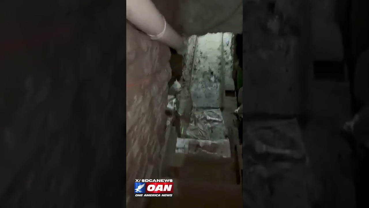 WATCH: Released video footage of a subterranean drug tunnel discovered in San Diego
