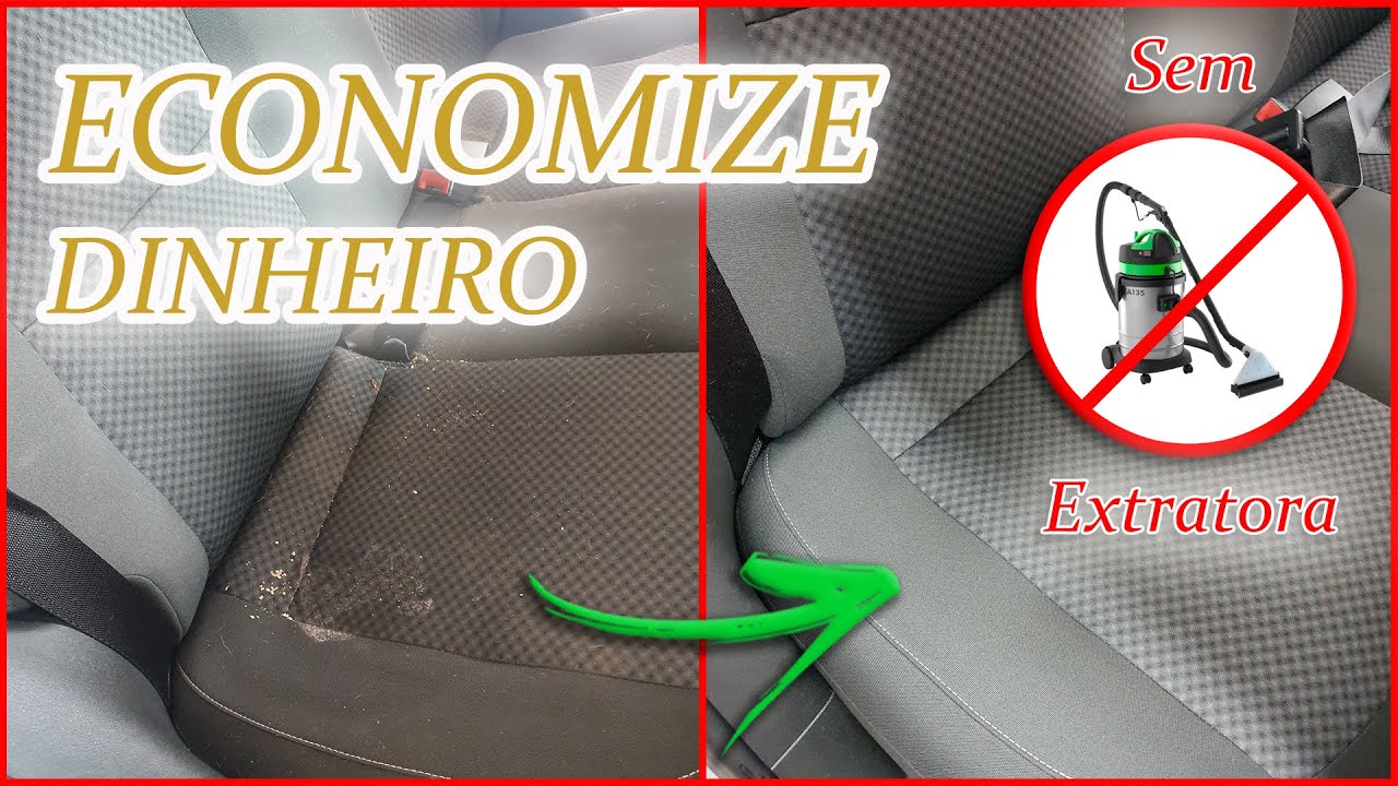 Dica Markes - Como higienizar os bancos do carro sem extratora - Faça você mesmo