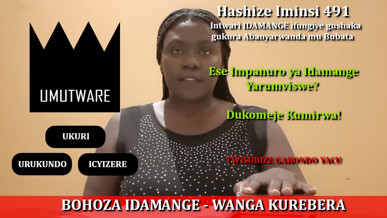 Ese Impanuro ya Idamange Yarumviswe? - Dukomeje Kumirwa!