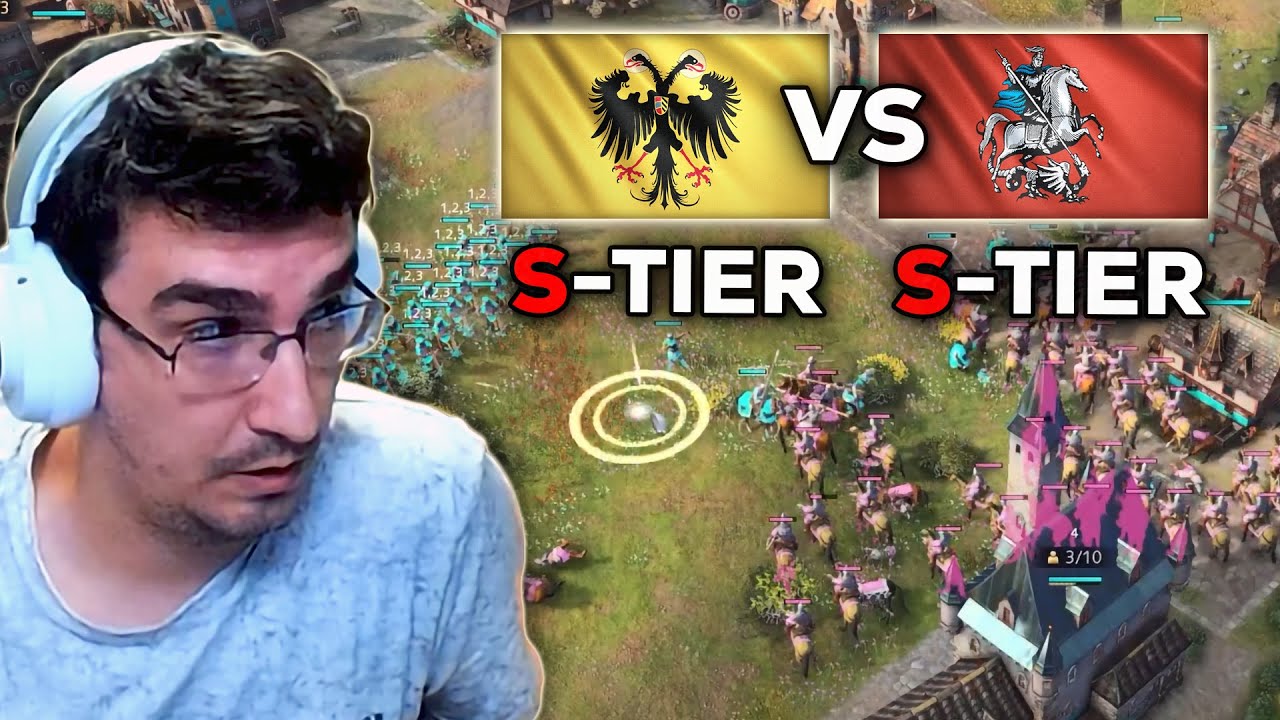 S-TIER Battle: HRE vs Rus Pro 1v1 in AOE4