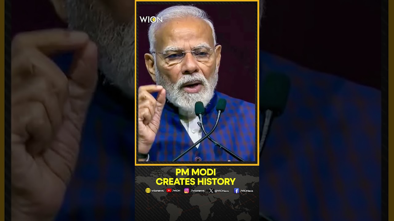 PM Modi Becomes India's Longest Serving Prime Minister | WION  Shorts
