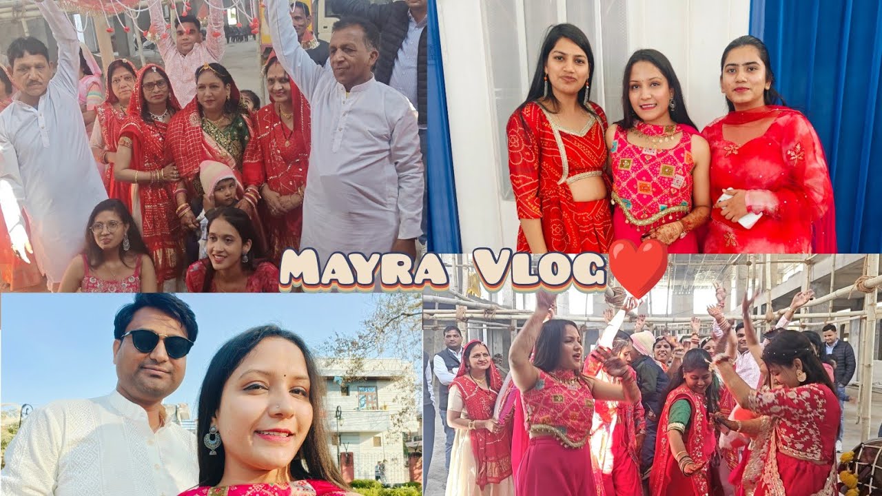 Mayra Vlog❤️|| Mummy Lgi Rone🥺|| Humne Kiya Dance💃 #viral #trending #youtube #wedding #familyvlog 