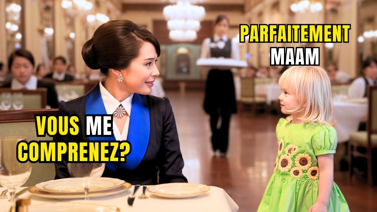 Au dîner, tout a changé quand la fille de la serveuse a parlé japonais à la millionnaire...