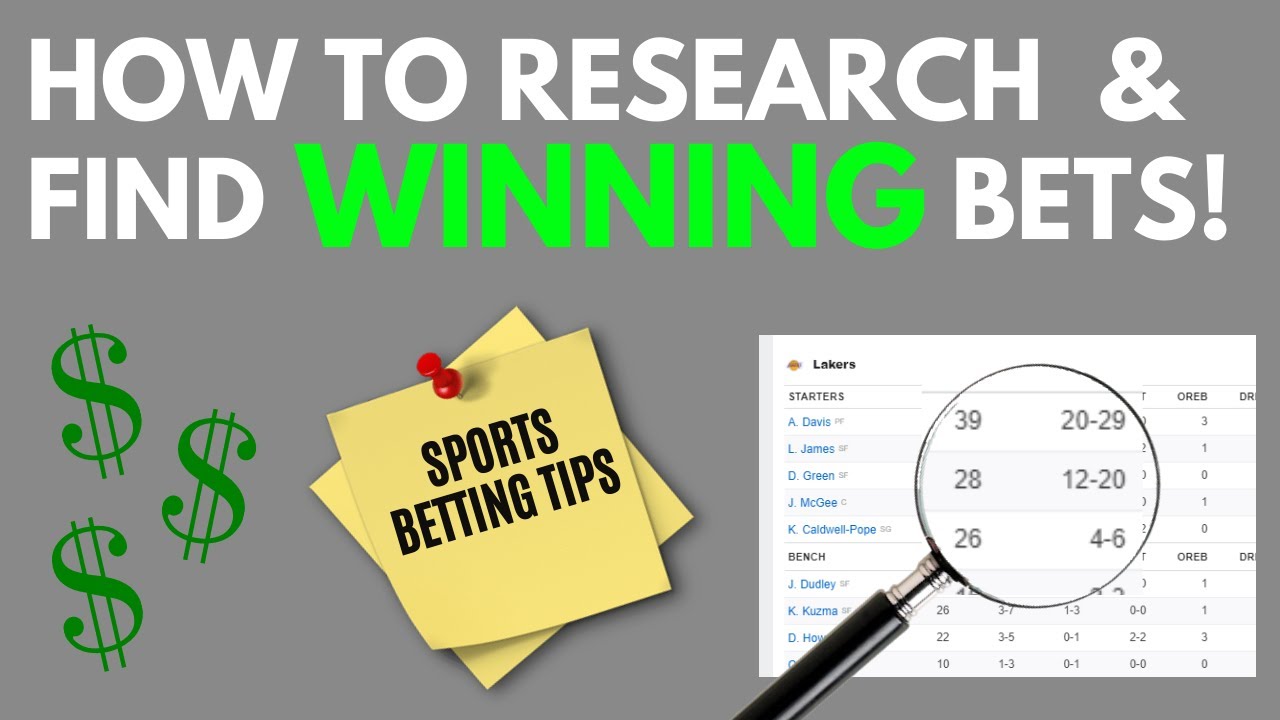 How to Research & Find Winning Bets! &mdash;  Sports Betting 101: Episode 3