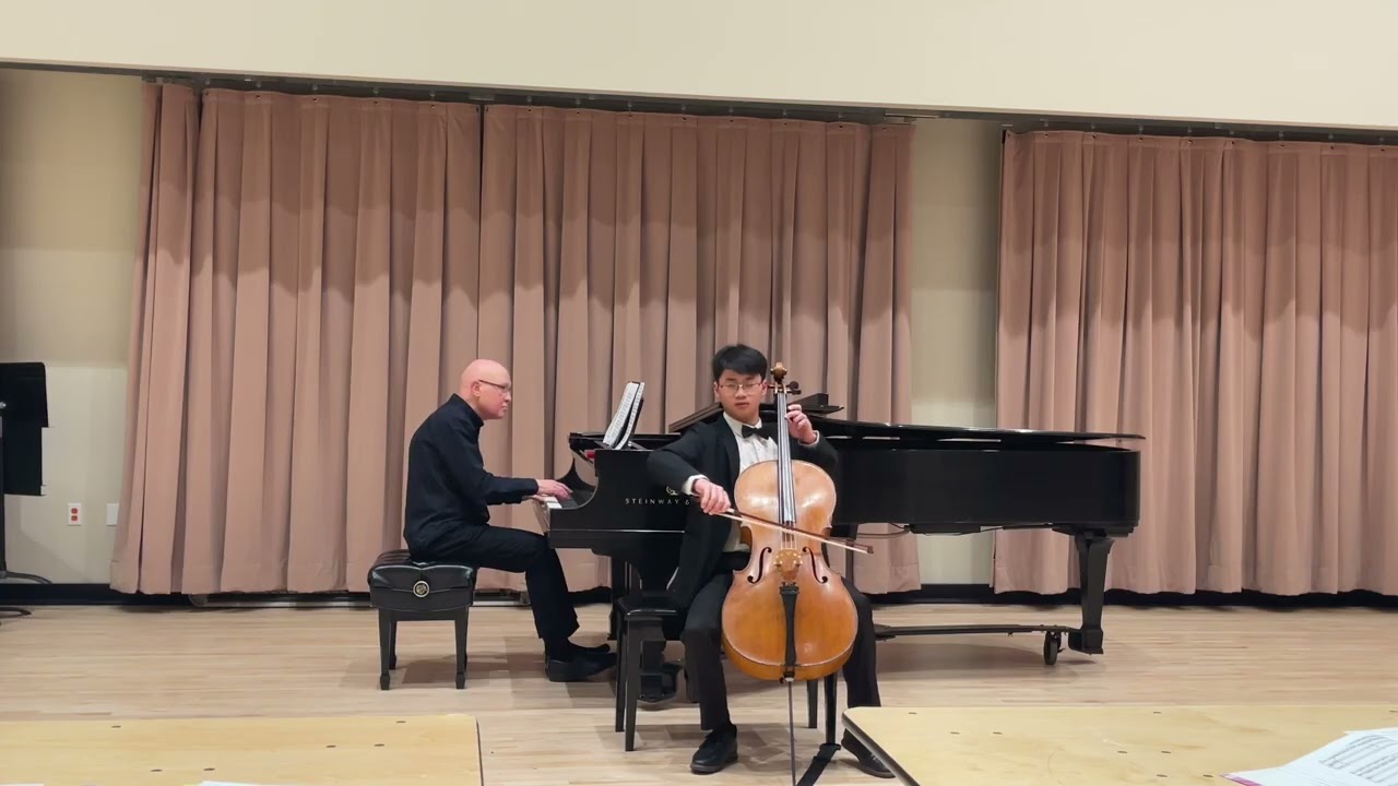 Northern Alberta Concerto Competition - Dvorak cello concerto in B Minor - Anthony Yue 