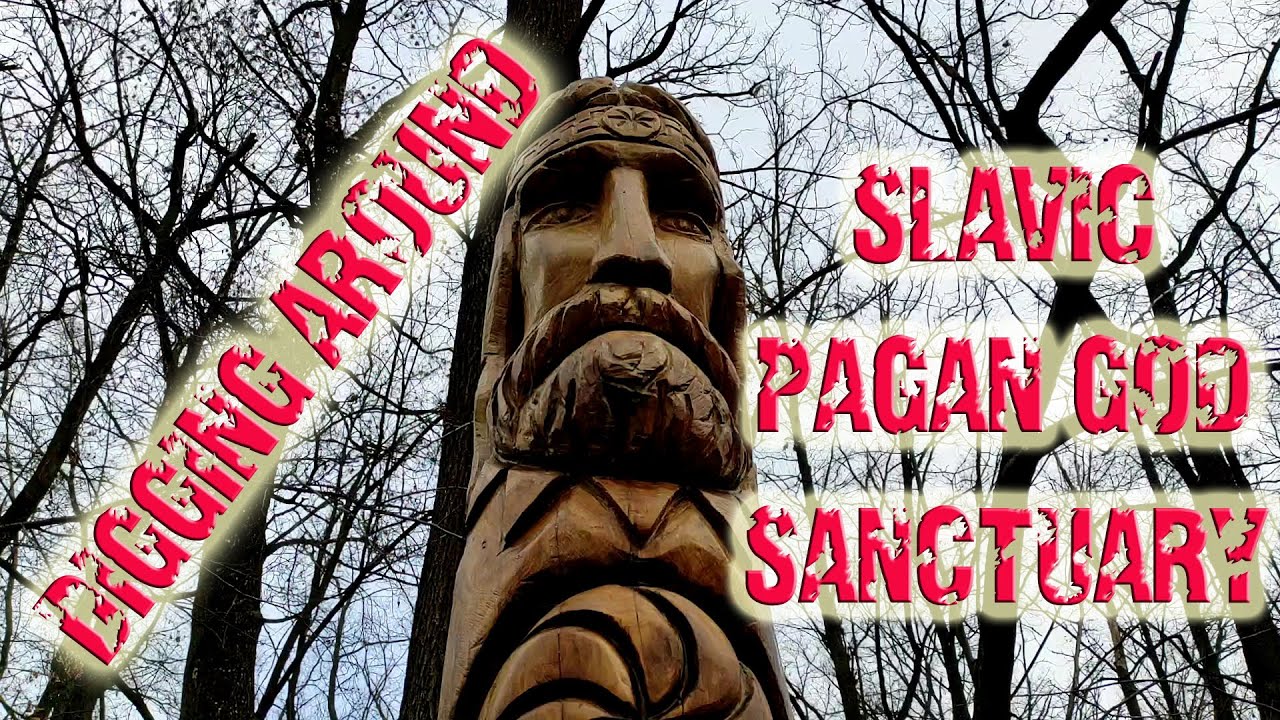 Metal detecting (Ukraine). Digging coins around the ancient god's sanctuary.