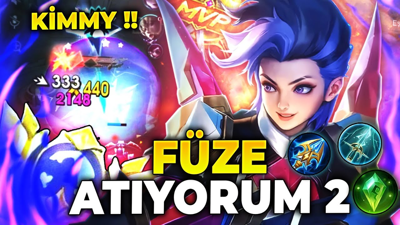 FÜZE ATIYORUM 2 !! Kimmy | Mobile Legends