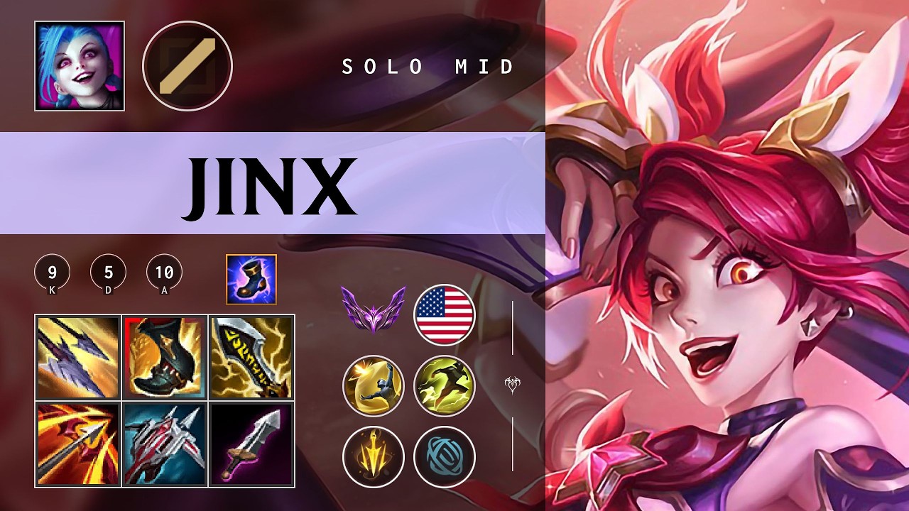 Jinx Mid vs Ahri - NA Master Patch 26.04