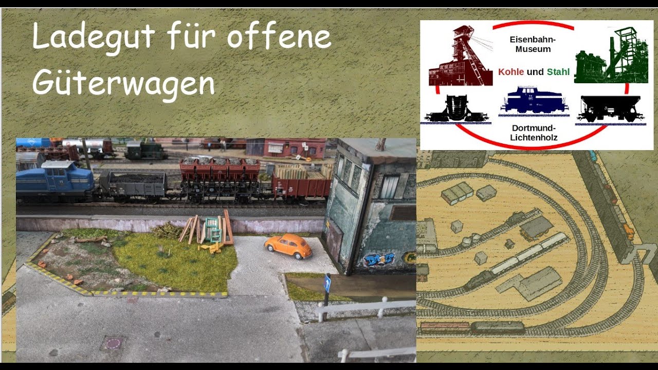 Ladegüter für offene Güterwagen einfach selbst herstellen