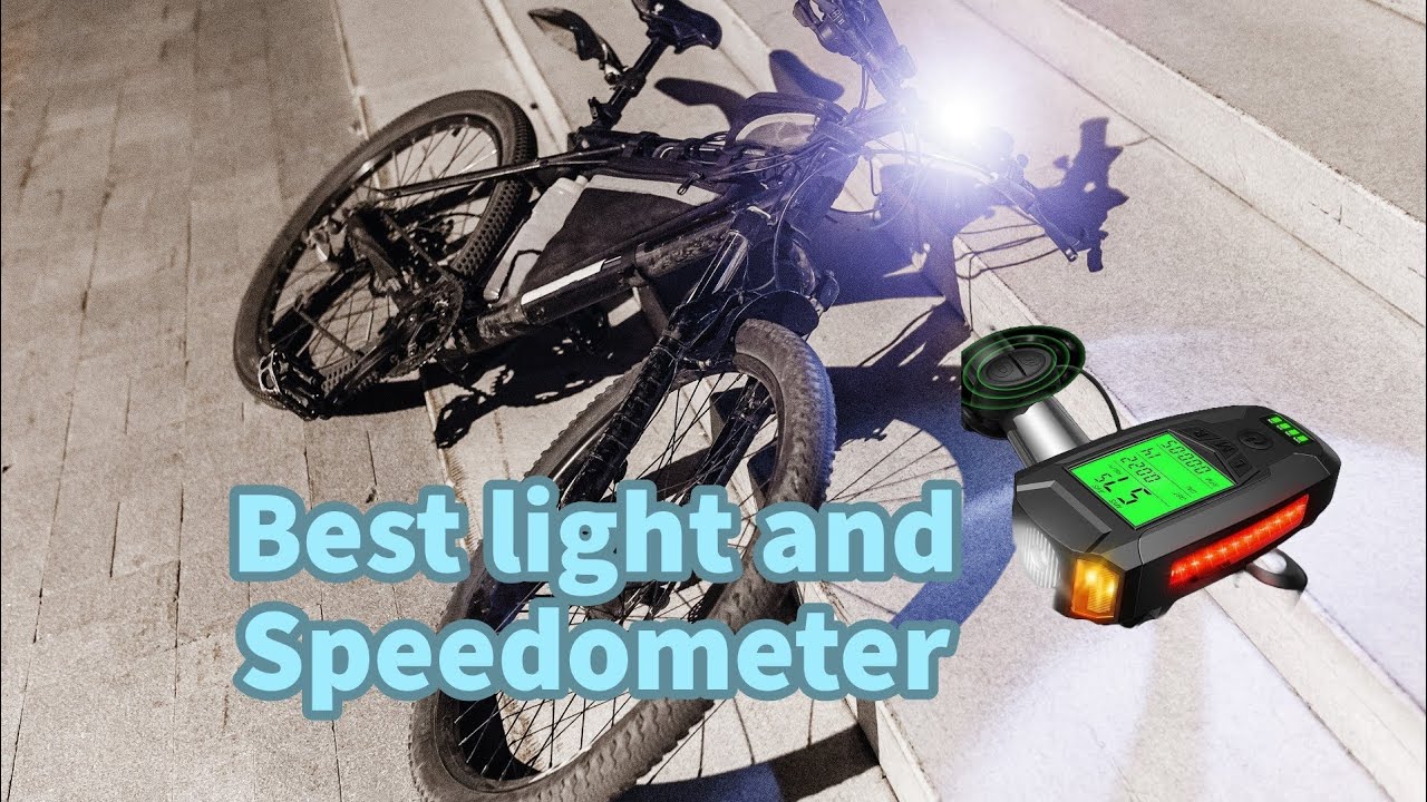 Best light and speedometer for cycle||FABSPORTS Bike /Bicycle Lights|| part 1