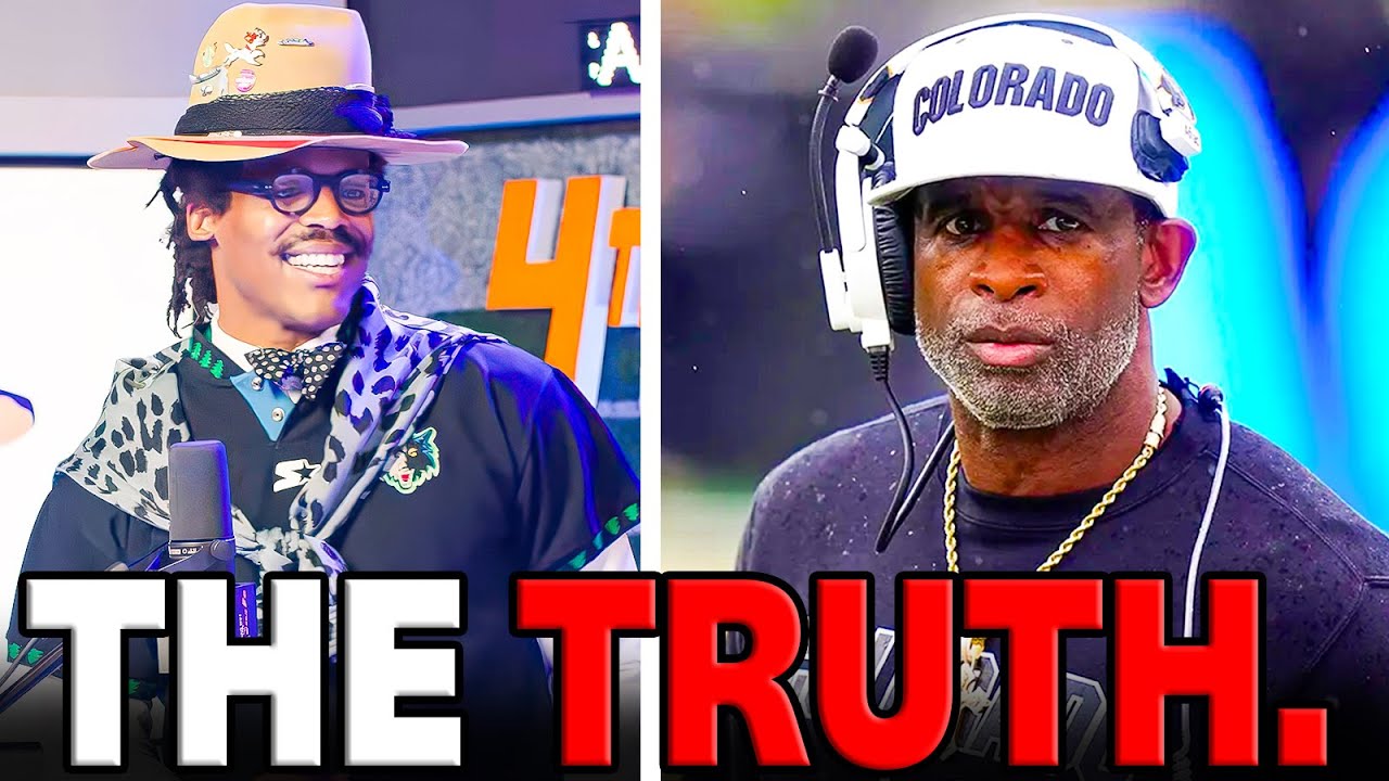 CAM NEWTON'S BRUTALLY HONEST ABOUT DEION SANDERS FINES
