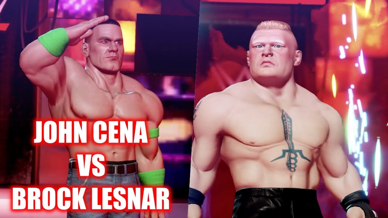 WWE 2K Battlegrounds – John Cena vs Brock Lesnar