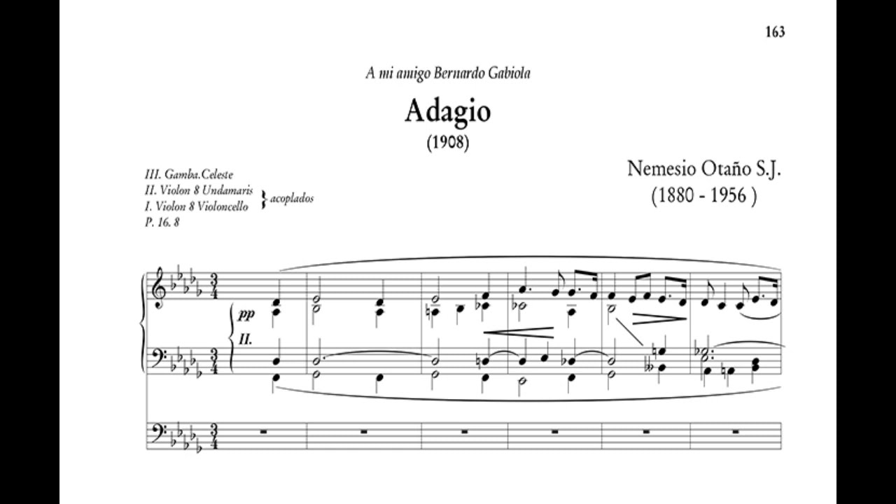 ADAGIO  - NEMESIO OTA&Ntilde;O