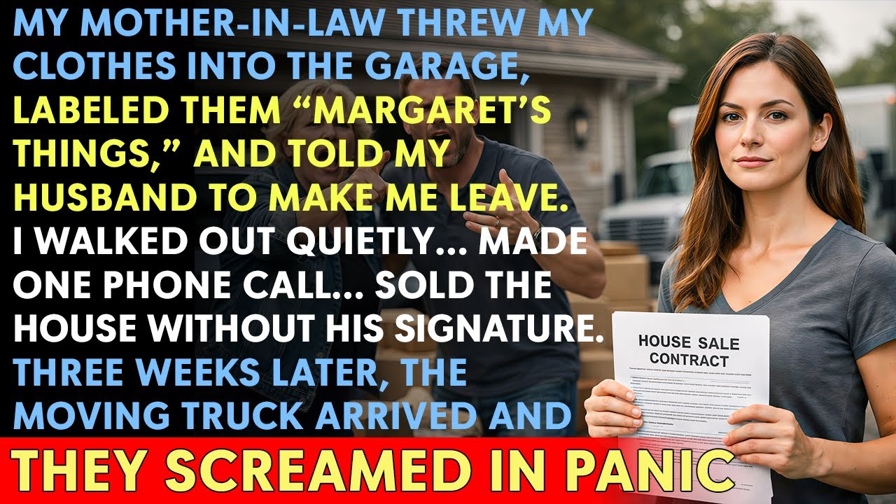 My mother-in-law said she couldn’t live with me, so I sold the house and left.