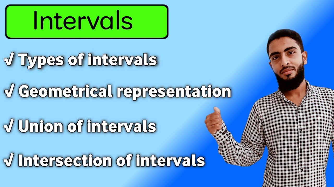 Intervals | Types Of Intervals | Union and Intersection Of Intervals | Urdu/ Hindi