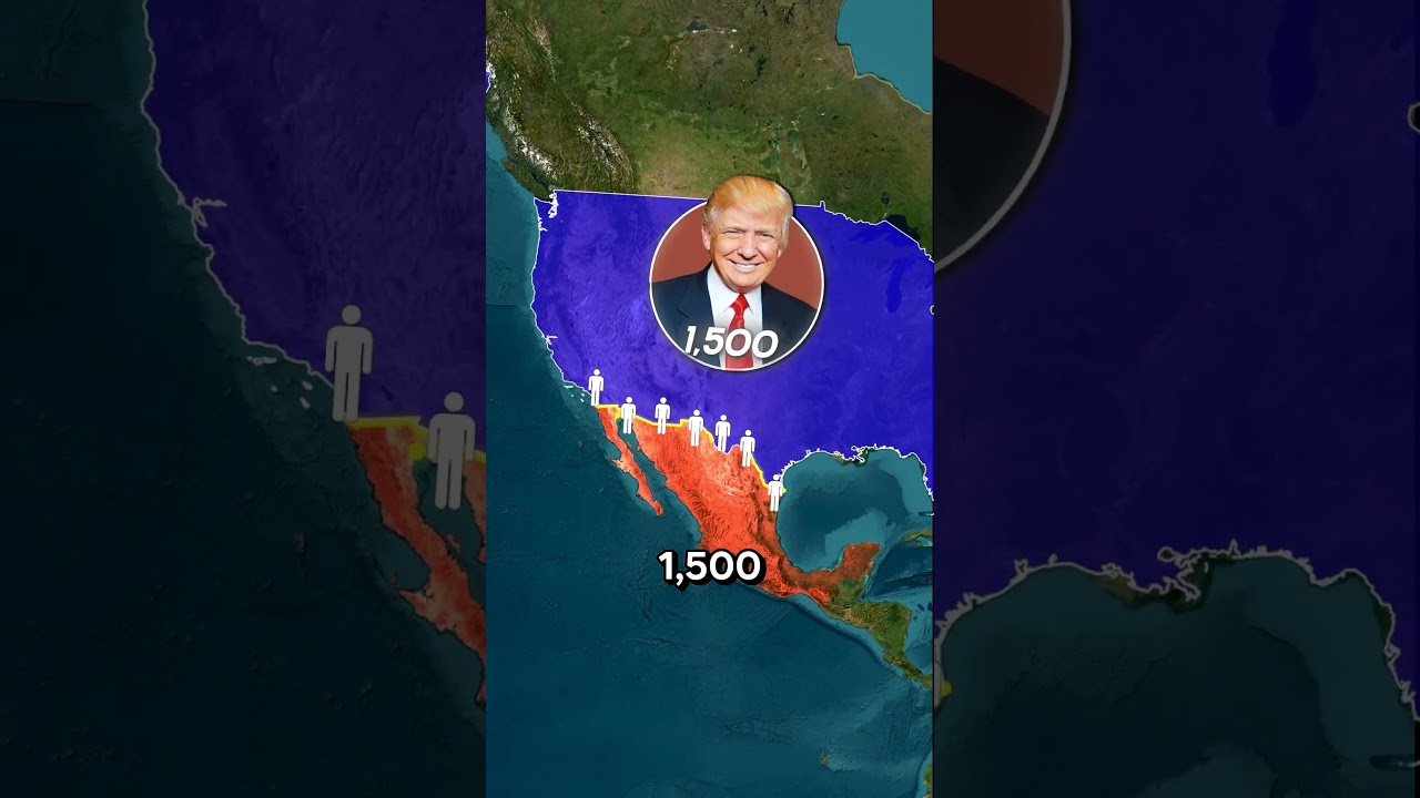 Will Donald Trump&rsquo;s Massive Border Wall Finally Be Completed? #map #maps #donaldtrump  #mexico