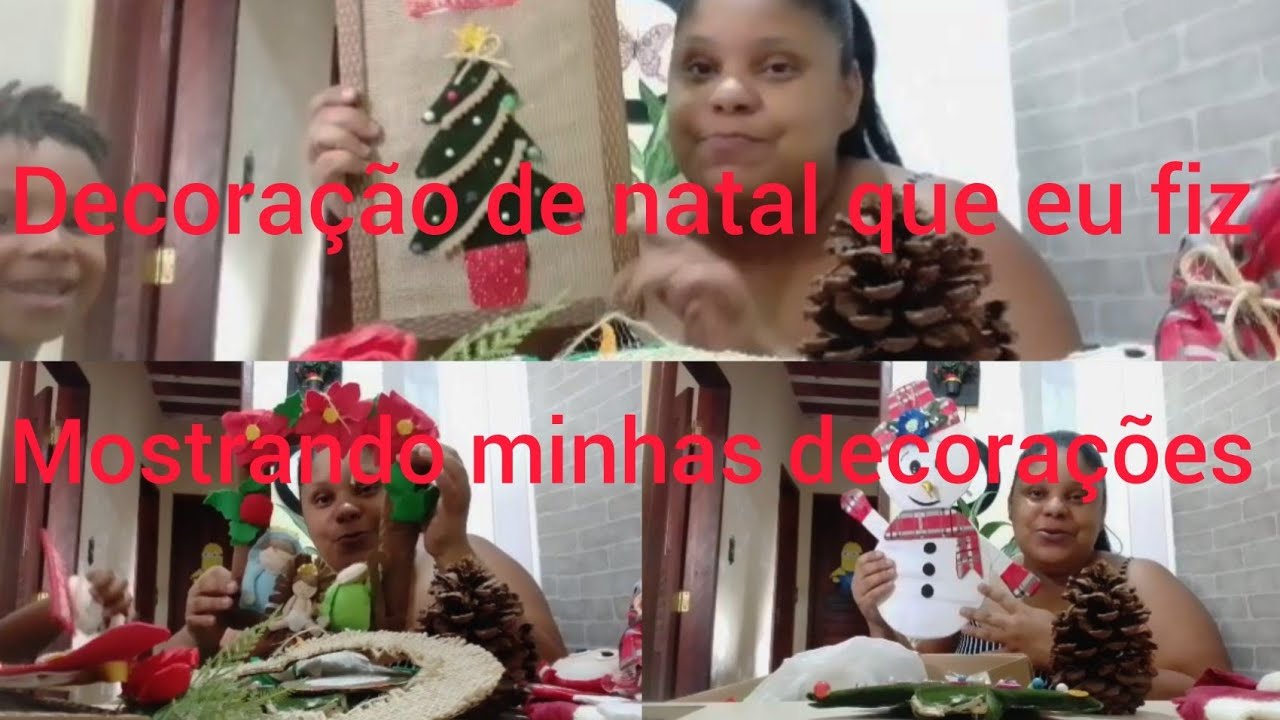 Decoração de natal que eu fiz.#facavocemesmo #euquefiz #reciclandoedecorando 