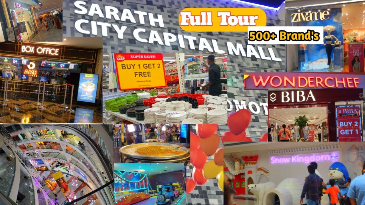 Sarath city capital Mall Full tour👌/AMB mall tour #ambmall #shopping #sarathcitycapitalmall