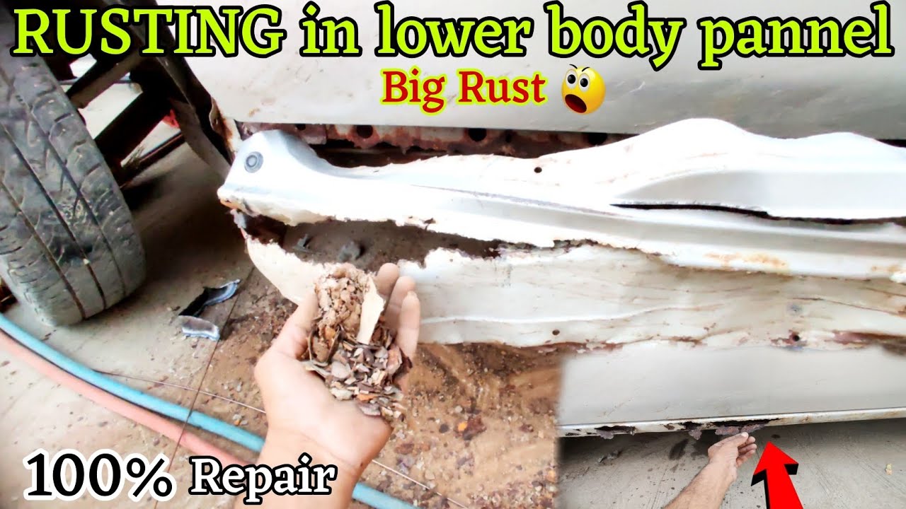 Old wagonR Running Pannel Change#carrestoration #automobile #restoration #rust #carrepair #car #cars