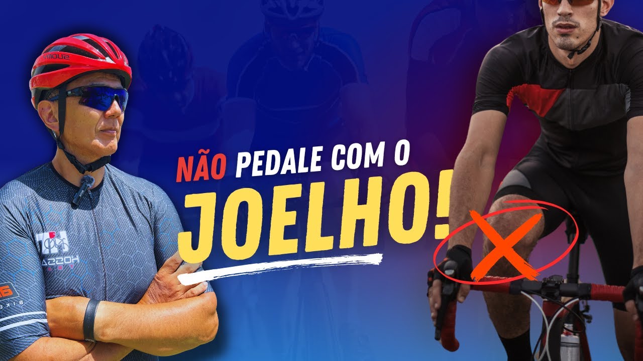 Ciclista de verdade não pedala com o joelho!