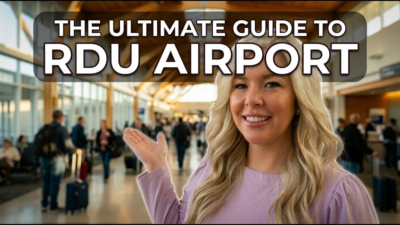 ULTIMATE GUIDE to RDU AIRPORT - RDU Airport Full Tour!
