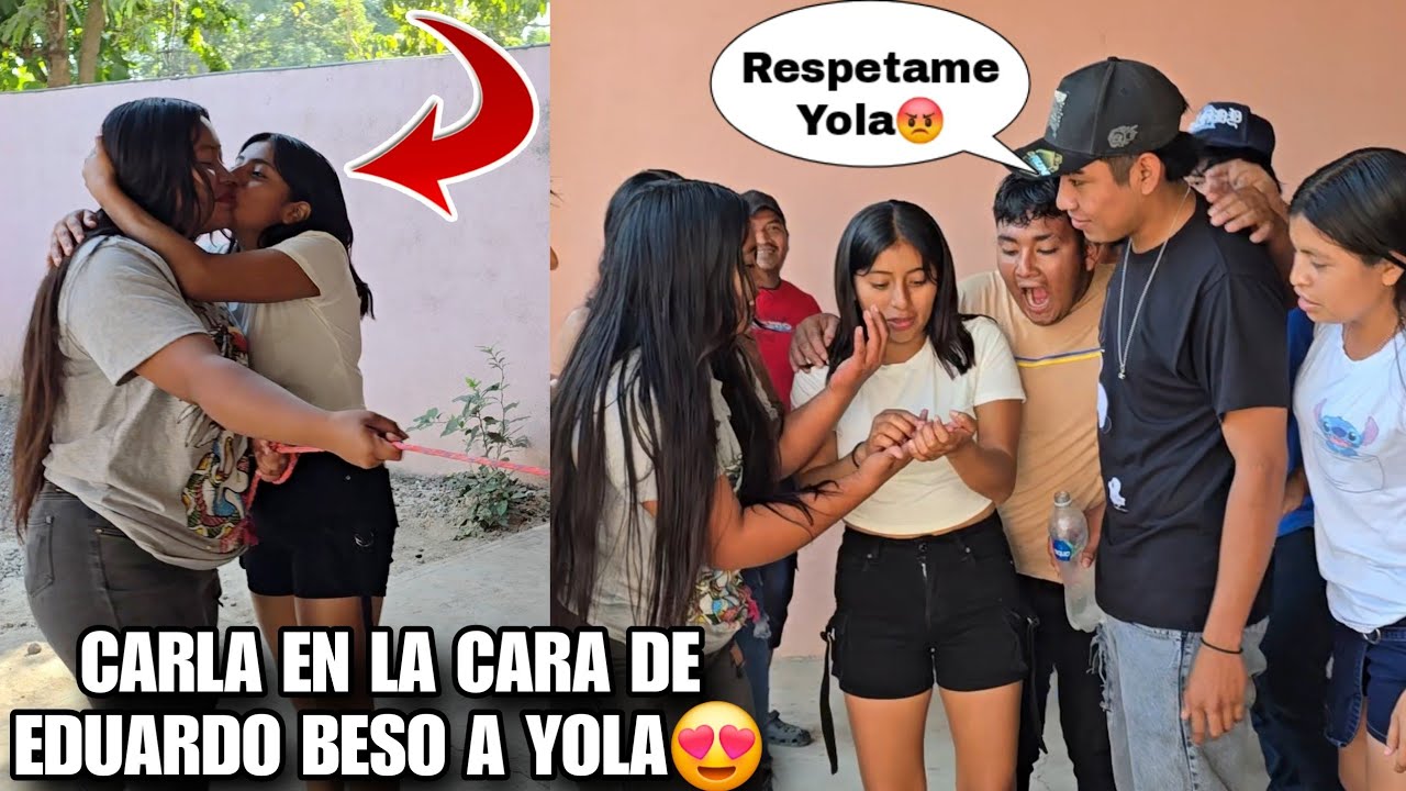 Wow CARLA Beso a YOLA Enfrente De Todos Los Chicos🥰😱Asi Reacciónaron Al Verlas Bien Enamoradas🫢