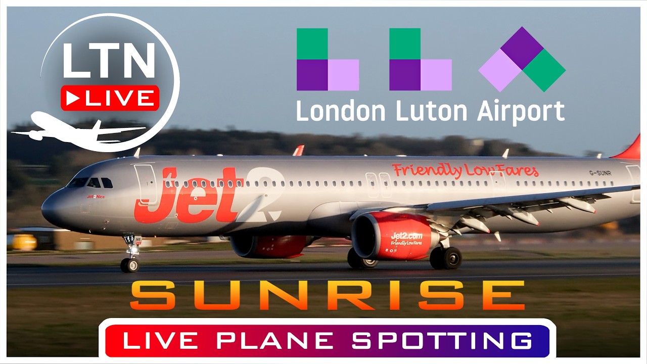🔴 LIVE LONDON LUTON AIRPORT PLANE SPOTTING