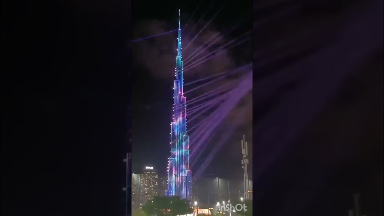New  year celebration at Burj Khalifa in Dubai