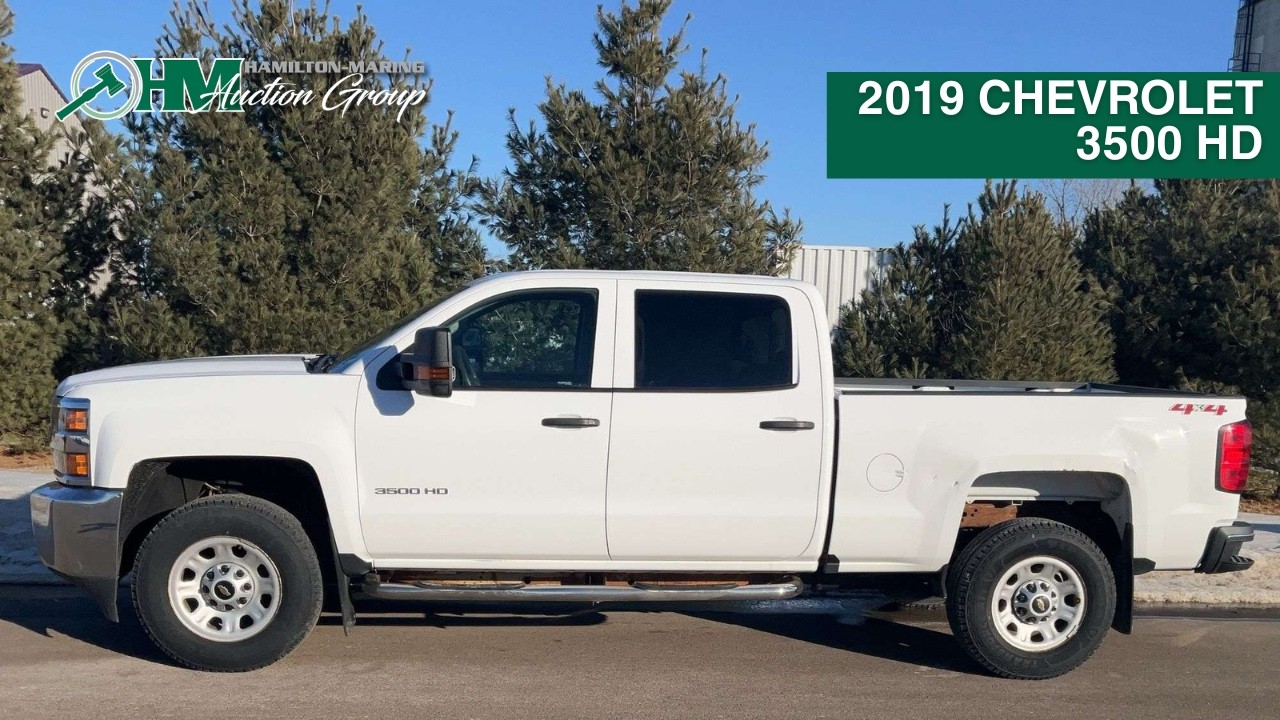 2019 Chevrolet 3500 HD, Selling At Auction