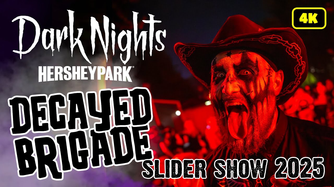 Decayed Brigade Slider Show at Hershey Park Dark Nights 2025 - Full Show in 4K!