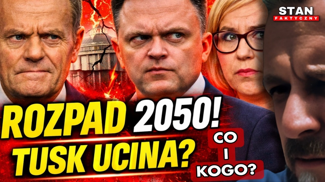 ROZŁAM w Polsce 2050! &bdquo;CENTRUM&rdquo; w Sejmie &mdash; Tusk musi uciąć ten chaos ‼️