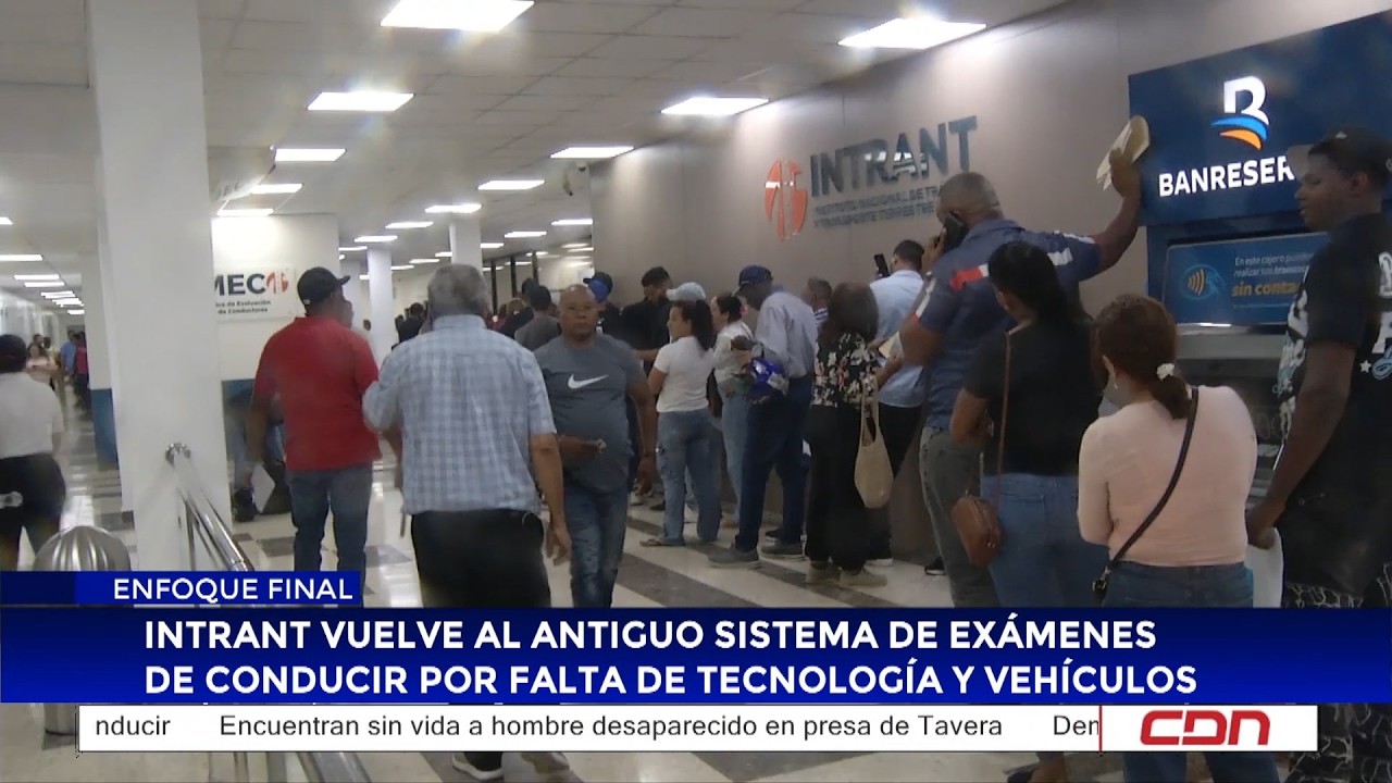 Intrant vuelve al antiguo sistema de exámenes de conducir por falta de tecnología y vehículos