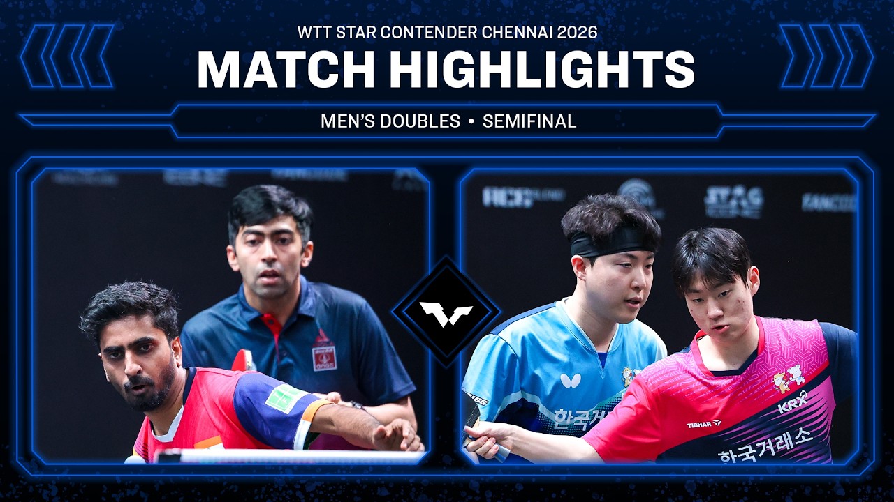 Gnanasekaran/Desai vs Lim/Oh | MD SF | #WTTChennai 2026