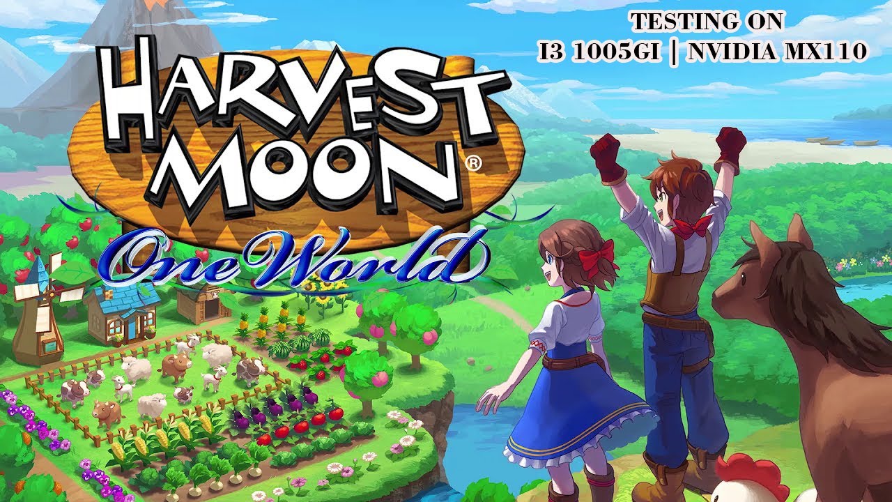 #GAME - Testing Yuzu Emulator On I3 1005GI, Nvidia MX110 - Harvest Moon One World