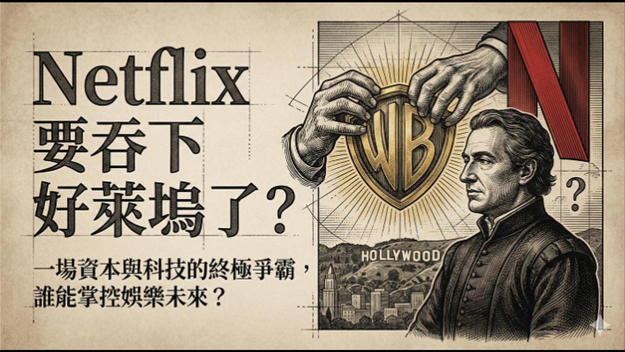 Netflix 收購華納大戰解析｜好萊塢新巨頭崛起與科技產業變革