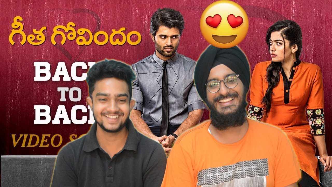 Geetha Govindam Back to Back Video Songs REACTION | Vijay Deverakonda | Rashmika | Parbrahm & Anurag