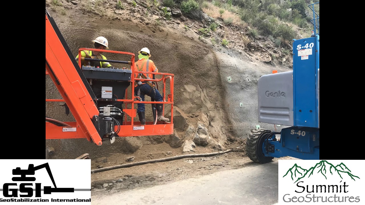Construction of Sculpted Shotcrete Soil Nail Wall Start to Finish