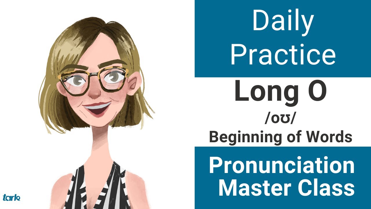 Long O /oʊ/ BEGINNING of Words Daily Shadowing Pronunciation Practice - American English Vowel Sound