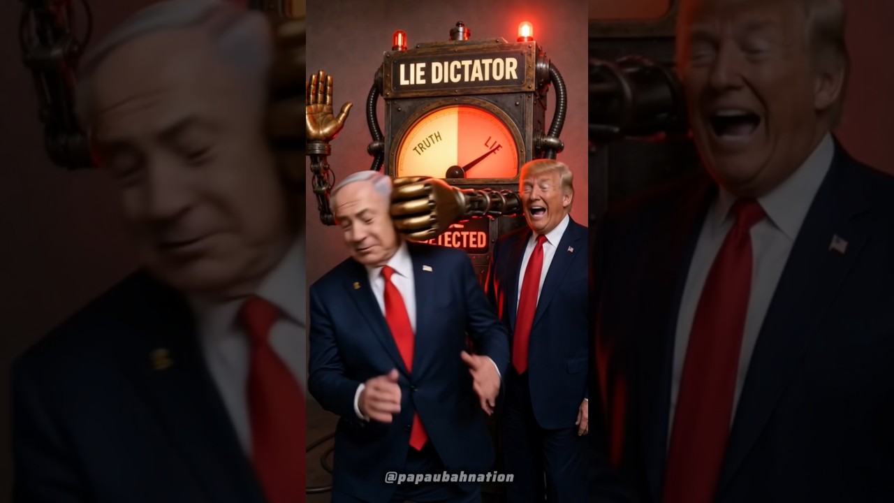 Детектор лжи &mdash; Трамп и Нетаньяху 🤣