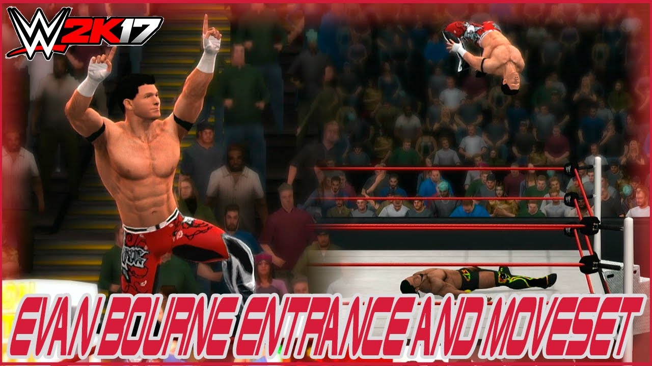 WWE 2K17 Evan Bourne 2011 Entrance and Moveset Formula (PS3/XBOX 360)