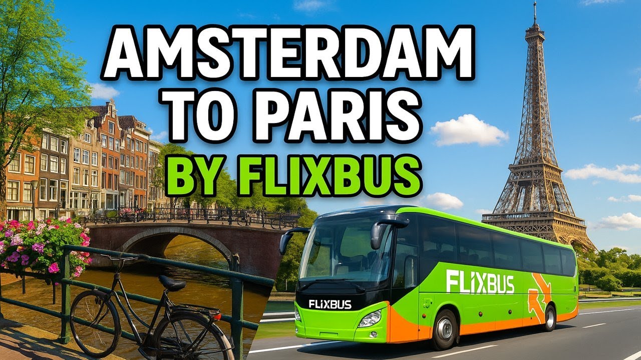 €19 Bus Ride from Amsterdam to Paris! | Cheapest Way to travel in Europe | FlixBus Review 2025