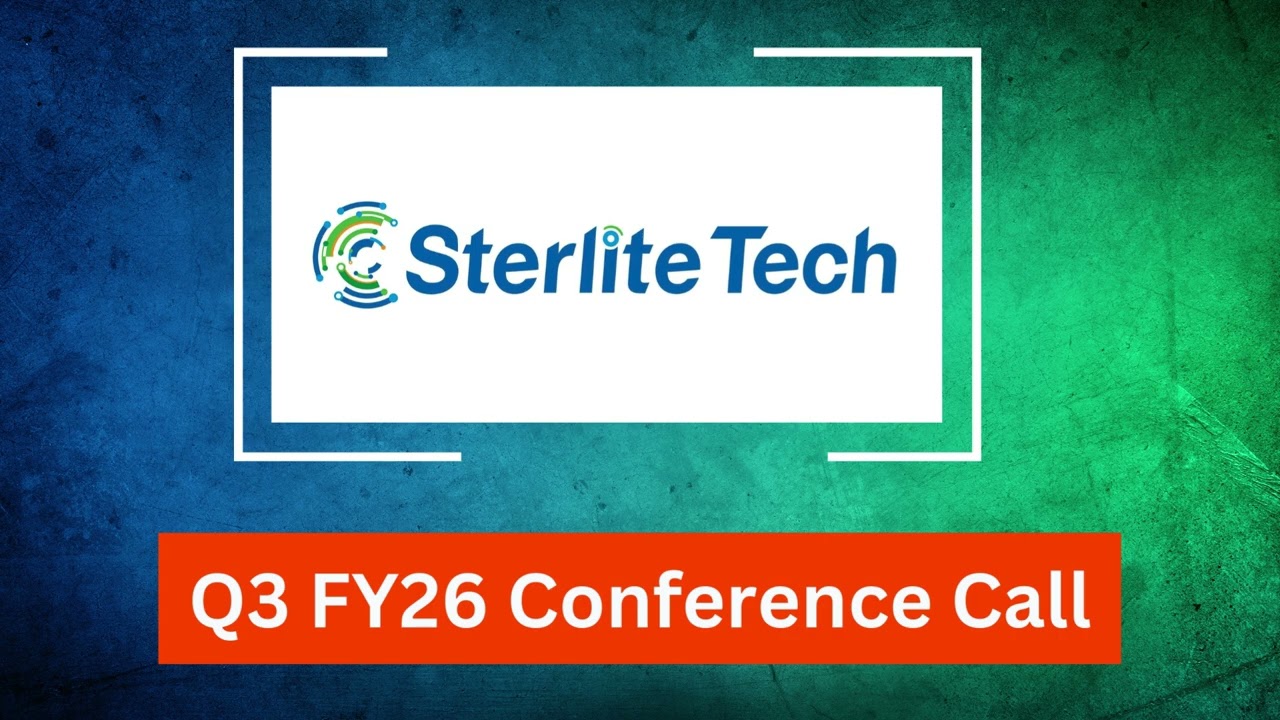 Sterlite Technologies Q3 FY26 Concall: Management on Optical Networking Recovery and Order Book