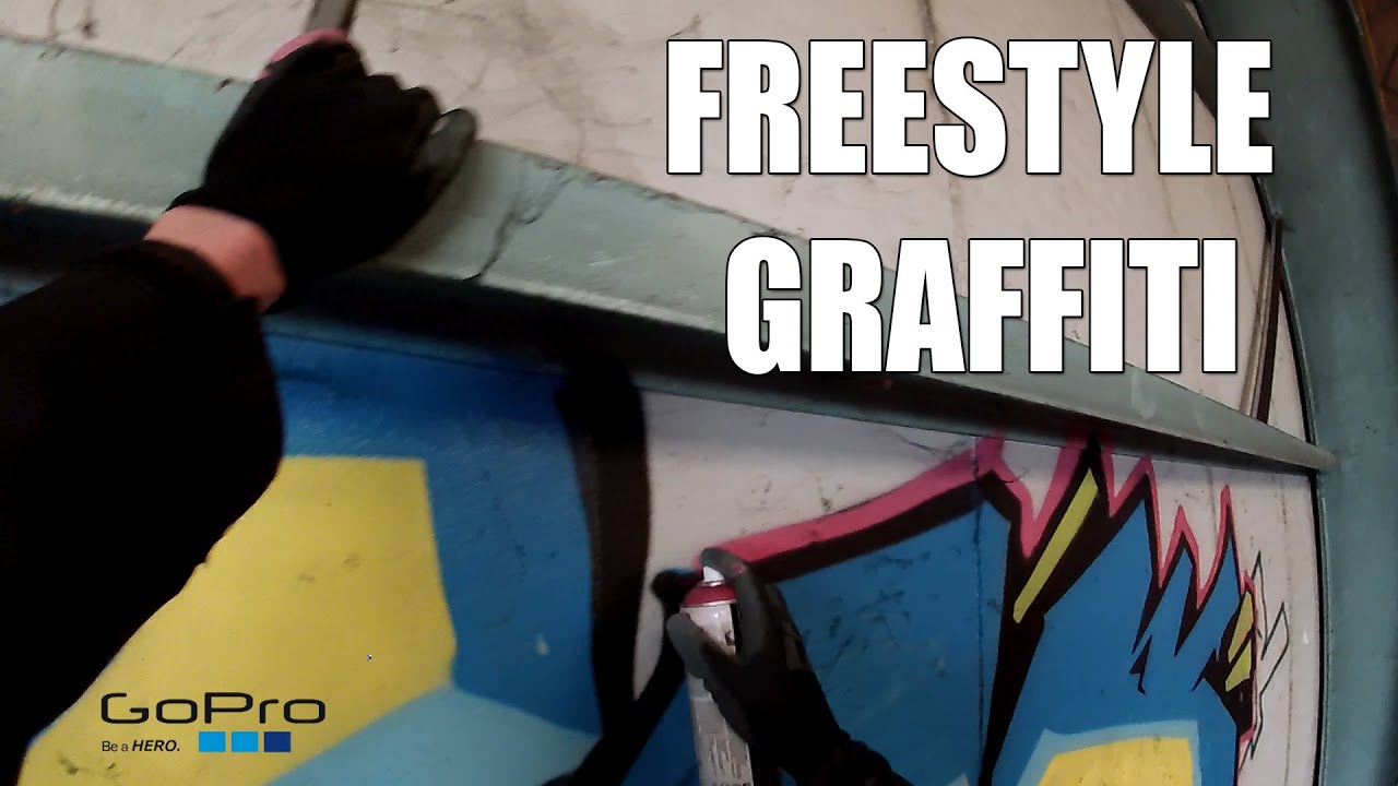 FREESTYLE GRAFFITI SESSION // MTN Hardcore 100% fatcap [GO PRO HD 1080]
