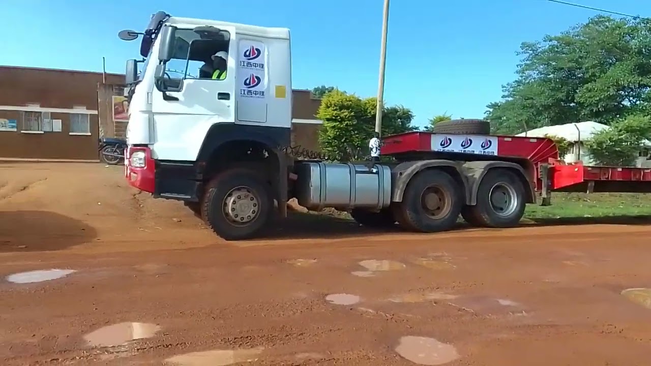 ROAD EQUIPMENT ASSEMBLED  FOR KOBOKO-YUMBE-MOYO ROAD PROJECT.