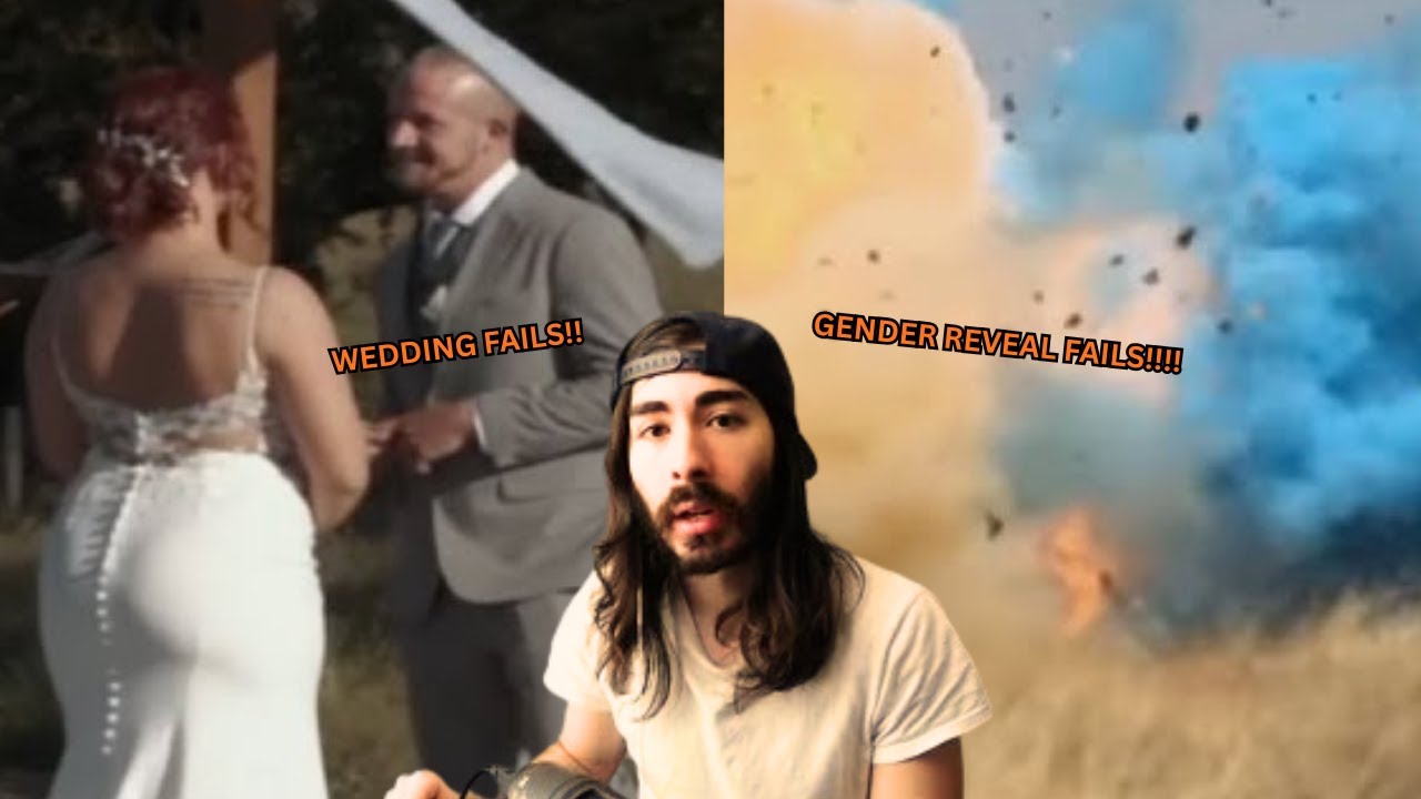 Penguinz0 reacts to the craziest wedding and gender reveal fails