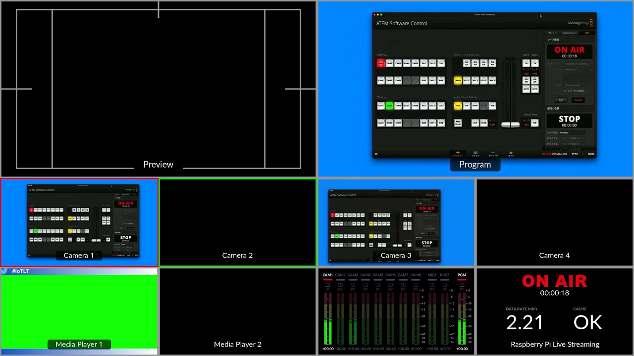 20210322 ATEM Streaming Bridge vs Raspberry Pi OMXPlayer