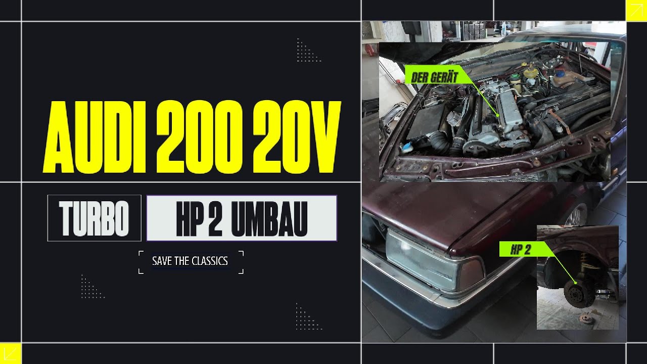 AUDI 200 20v TURBO HP2 BREMSANLAGE! ES GEHT WEITER!!! #audi #quattro #automobile #kw #car #turbo